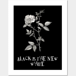 Gothic Rose Flower with Quote Posters and Art